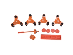 Juego de ruedas para muebles de 225 kg (y recorrido)