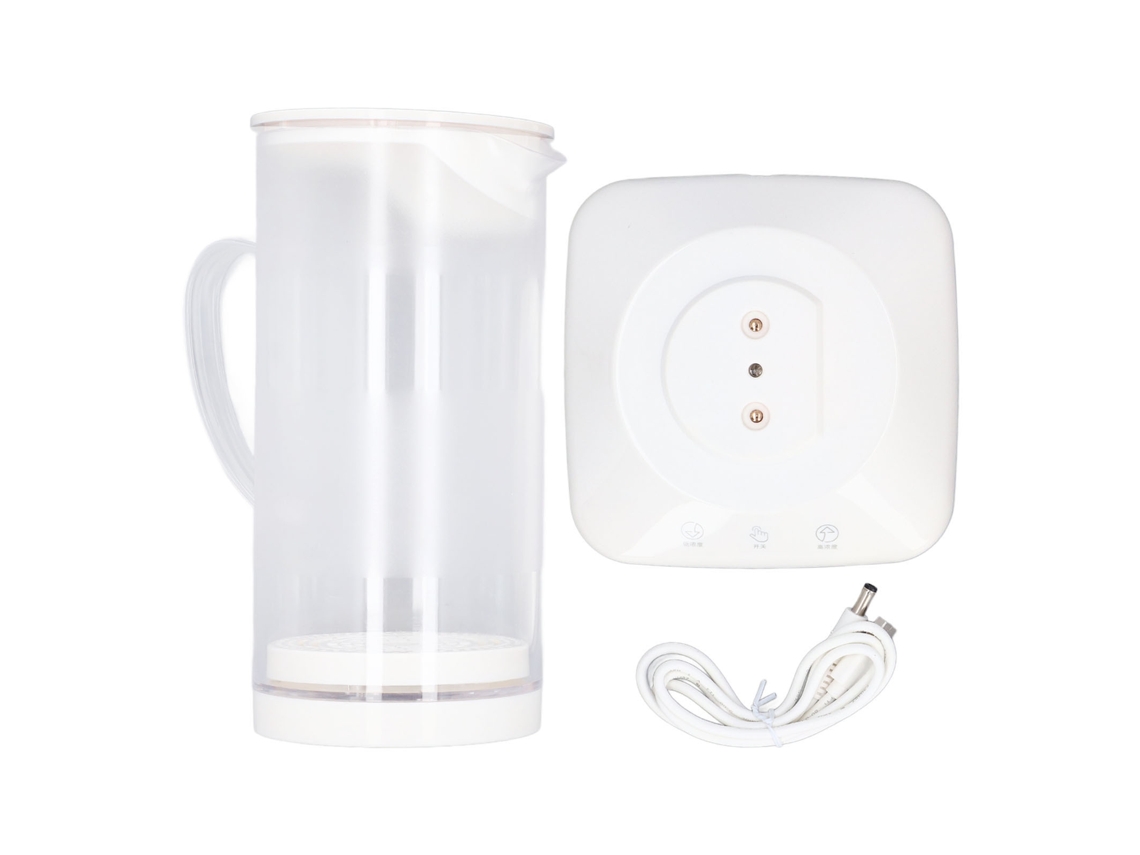 Taza De Agua Rica En Hidrógeno De 1200 Ml Con Usb Y Generador Pem Spe Portátil De 1600 Ppb