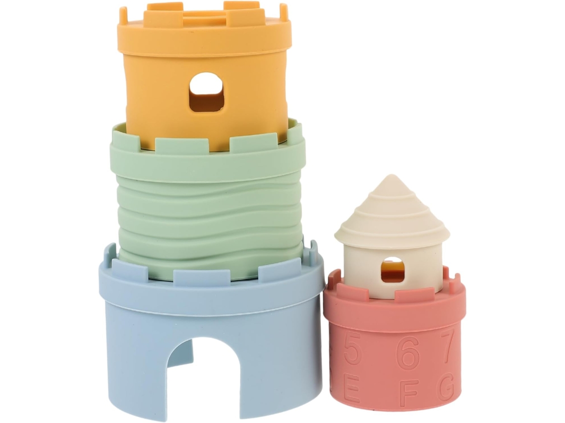 Bloques De Construcción Blandos Para Bebés, Juego De Reconocimiento De Colores