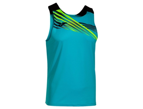 Camiseta sin Mangas de Hombre para Running JOMA Elite Azul (S)