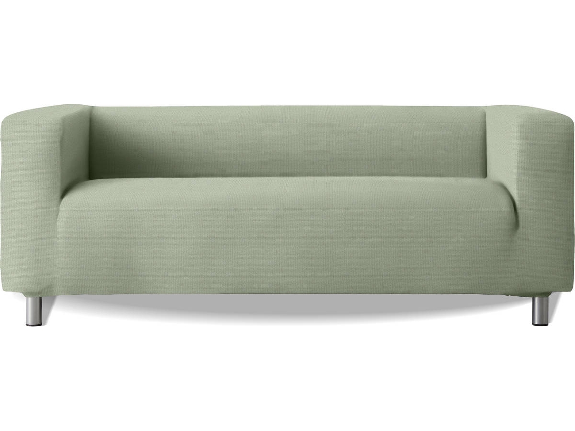Funda Multielástica de Sofá de 3 Plazas Brazos Altos MILICA Stark (Poliéster - 190 cm - Verde Claro)