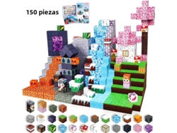 150 piezas de bloques de construcción magnéticos, juguetes educativos, juguetes creativos para niños y niñas, regalos de Halloween.