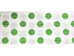 Papel Crepé WEROLA C/Bolas (Verde - 0,5 x 2,5 m)