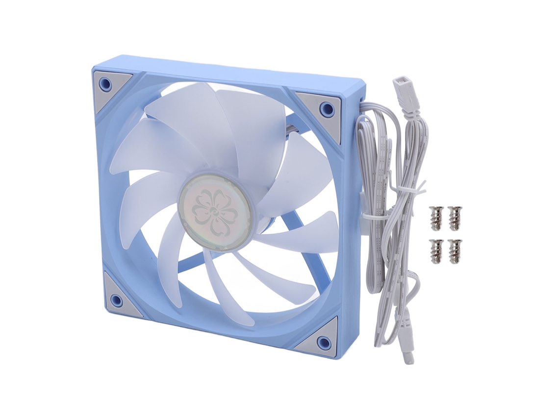 Ventilador De Caja Pwm Argb De 120 Mm Con 9 Palas, Ruido Bajo, Rodamiento Hidráulico, Refrigeración Para Pc, 800-1800 Rpm