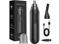 Recortadora de vello nasal recargable, doble cuchilla, indolora, resistente al agua IPX7, recorta cejas y vello facial. MDUG