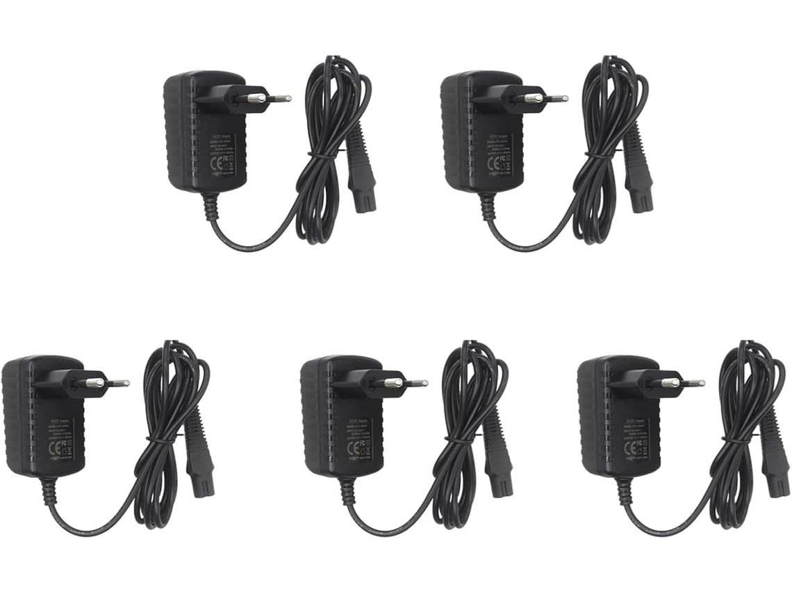 Cargador para 5 afeitadoras eléctricas de 12 V con cable para las series SFUSHOS Z20, Z30 y Z4.