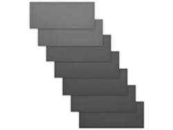 Papel De Lija Seco O Húmedo 42 Hojas Grano 800-3000 Para Madera Metal Cerámica Tamaño 23x9.3cm