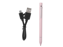 Pluma Capacitiva Activa Rosa Con Punta Fina Para Teléfono Móvil Y Tableta