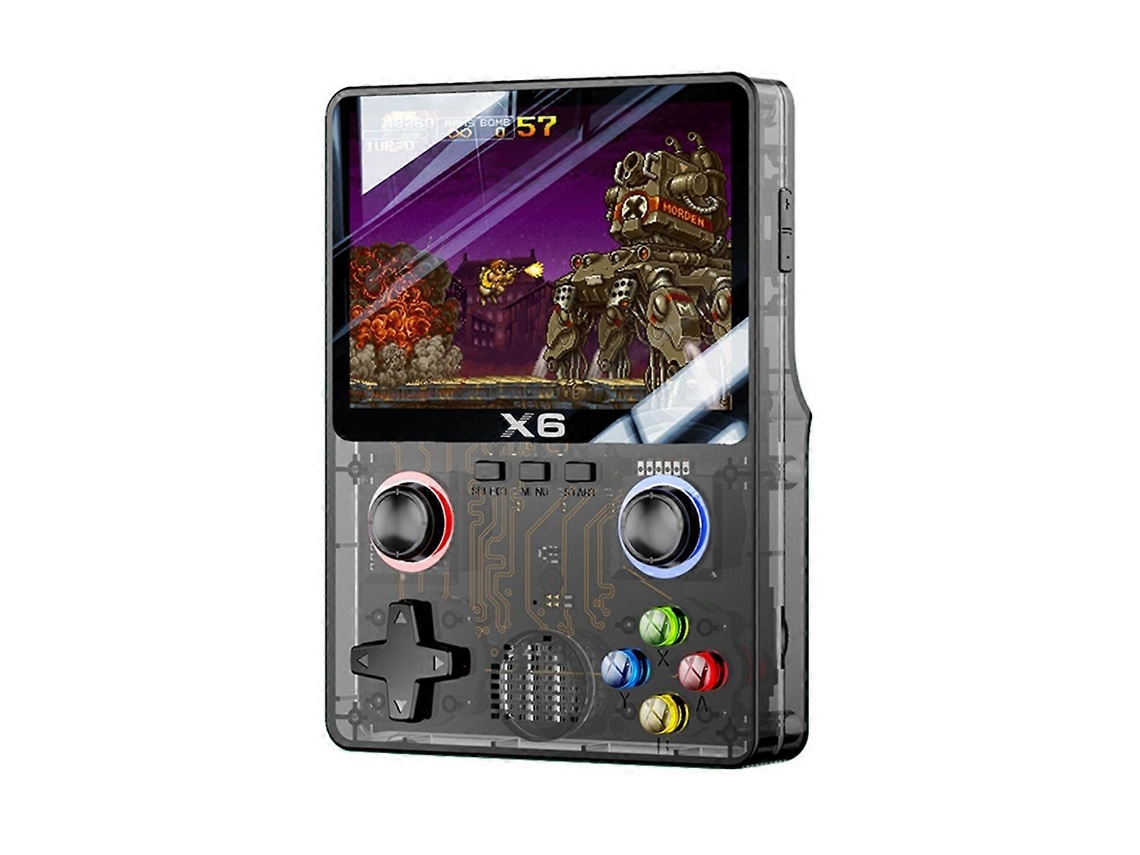 Consola De Juegos Retro X6 Con Pantalla Ips De 3,5 Pulgadas, Reproductor Portátil De Juegos De Mano, Compatible Con Arcade Retro, Emula 11