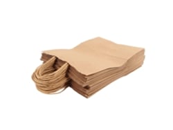 Sacolas De Compras Kraft, Sacola De Papel Multifuncional Reutilizável