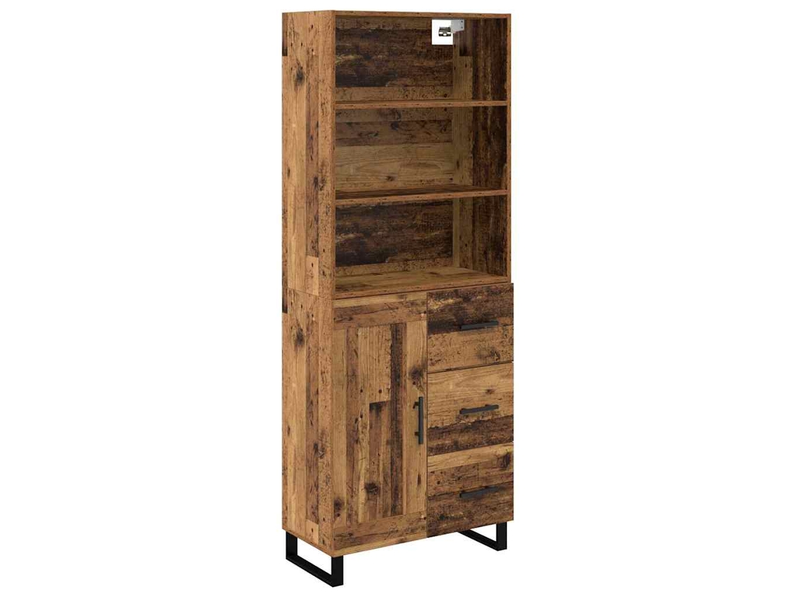 Aparador de madera antiguo 69,5x34x180 cm Madera procesada MAISON EXCLUSIVE
