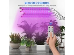 Tira De Luces Led Para Cultivo, Espectro Completo, 10 Niveles, 3 Modos, Temporizador, Control Remoto.