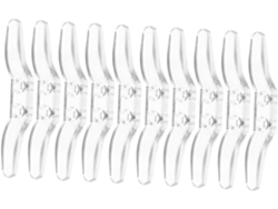 10piezas Soportes Para Ganchos Cortina Ventana Abrazaderas Transparentes 10piezas Soportes Para Ganchos Cortina Ventana Abrazaderas Tra