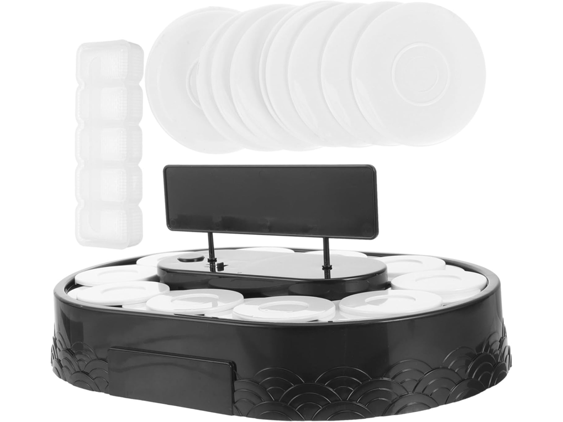 Soporte Giratorio Automático Para Postres Y Sushi, Expositor Giratorio.
