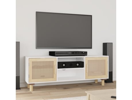 Mueble De Tv VIDAXL Blanco Madera contrachapada (105x30x40 cm)