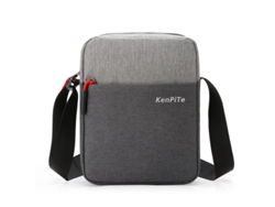 Bolso de hombro para hombre (gris), bolso cruzado para actividades al aire libre, estilo casual.