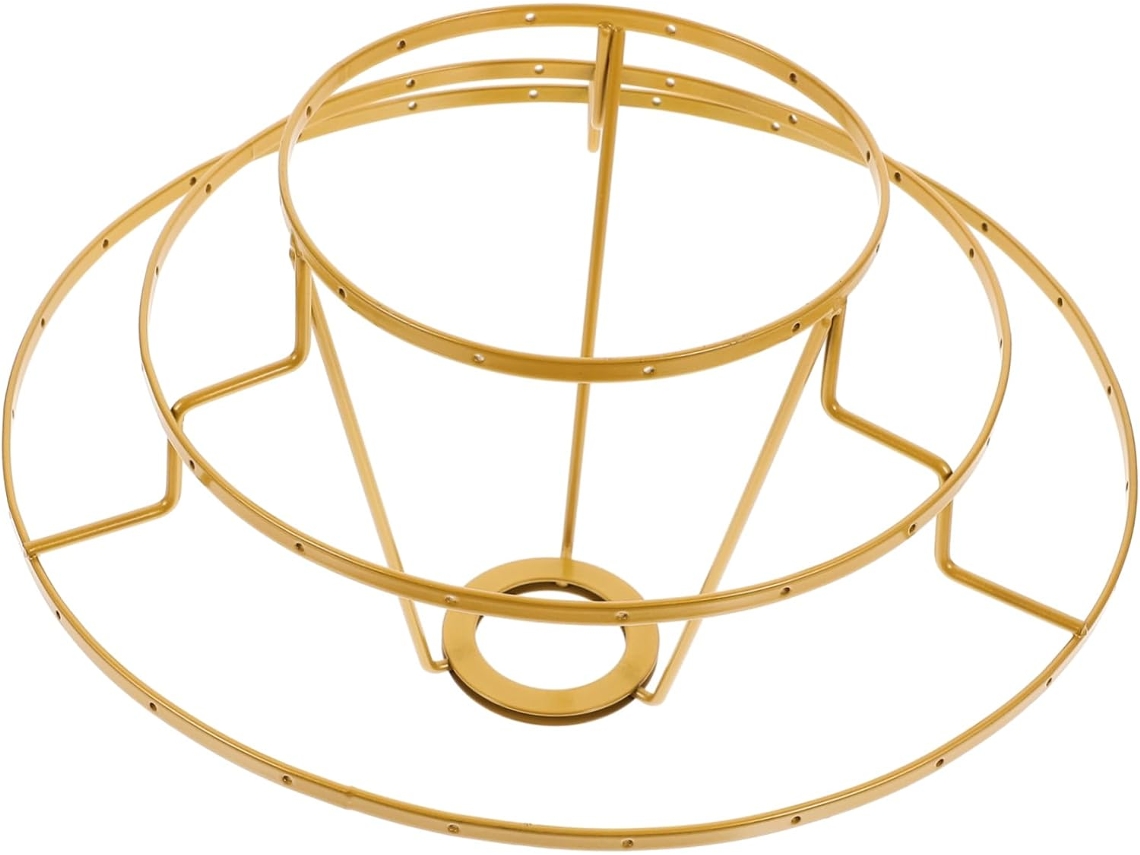 Soporte Metálico De 3 Anillos, Marco De Hierro Pintado Resistente A Altas Temperaturas Y Antioxidante, Para Lámpara.