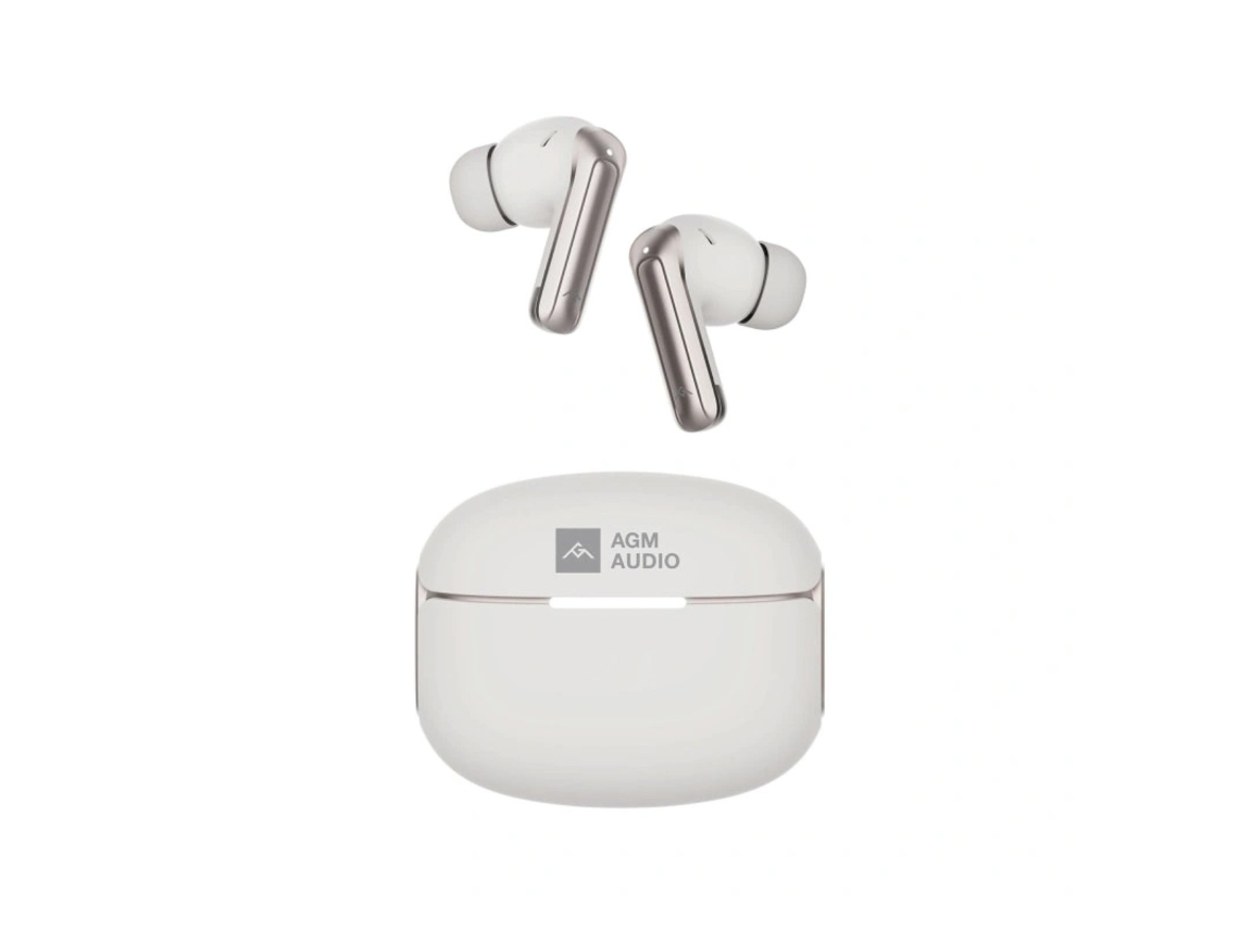 Auriculares Bluetooth Agm Buds 8 Beige