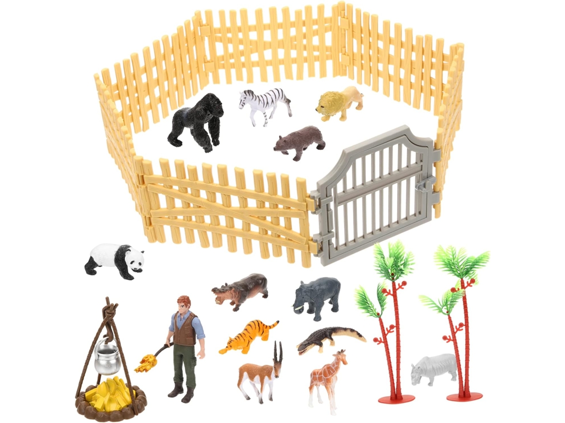 Juguetes De Granja En Miniatura, Accesorios Para Escenas De Simulación, Figuras De Animales