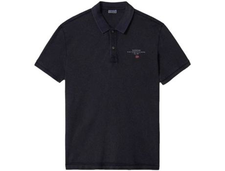 Polo para Hombre NAPAPIJRI Elbas 4 Negro para Nautica (S)