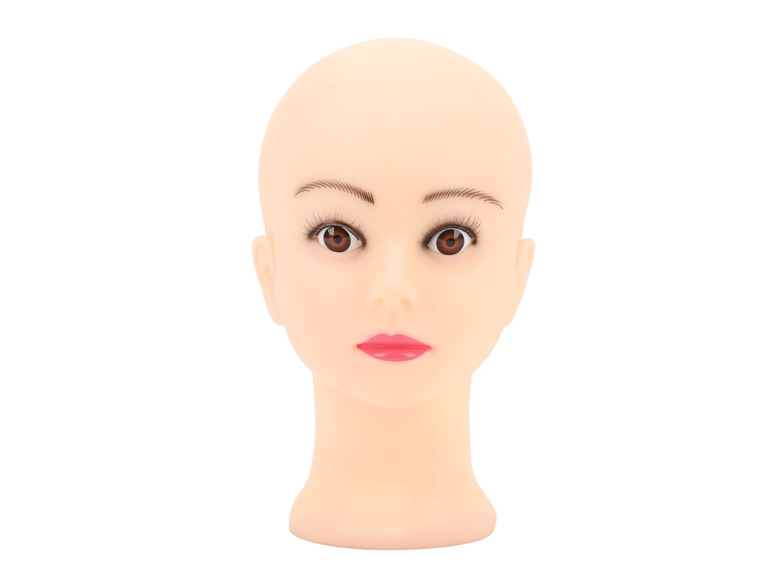 Cabeza De Maniquí Calva Para Maquillaje, Pelucas Y Muestra De Sombreros