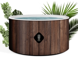 Spa hinchable Helsinki, 150 cm de diámetro, 800 litros, motor de 2240 W, capacidad de 2 a 4 personas, con 140 chorros de masaje.