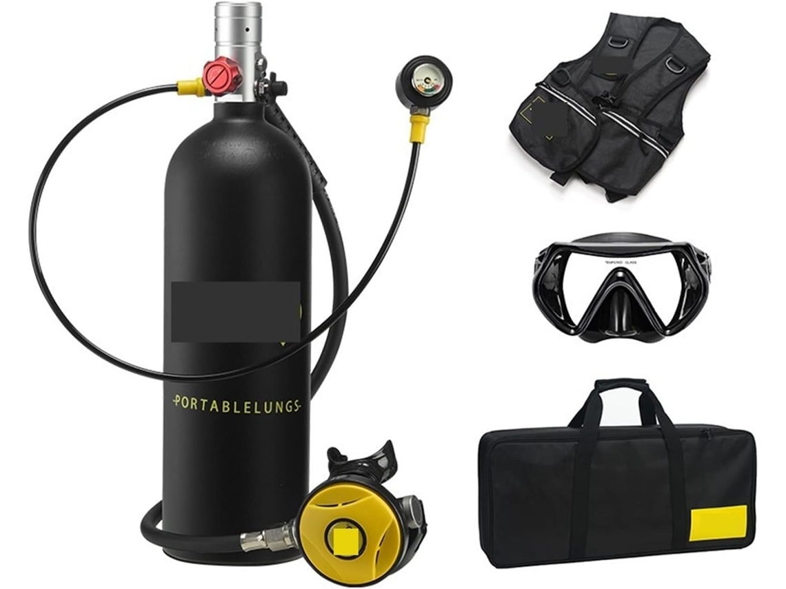 Minibotella De Buceo, Tubo De Respiración, Tanque De Oxígeno Para Buceo Subacuático