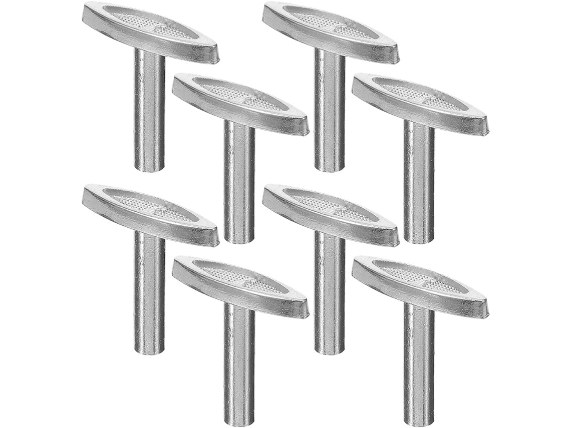 Llaves Cuerda Hierro Plateado Mecanismos Cajas Música Juego 8 Piezas Mango Decoración Hogar Oficina T