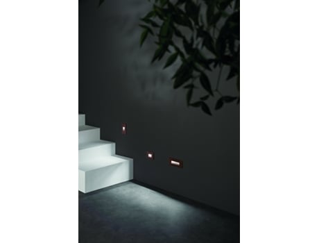 STRATOS LED de exterior empotrable con carcasa 503 3W con interruptor CCT