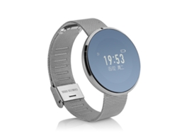 Pulsera Inteligente Monitor De Frecuencia Cardíaca Y Presión Arterial Bluetooth Sporttracker Plata