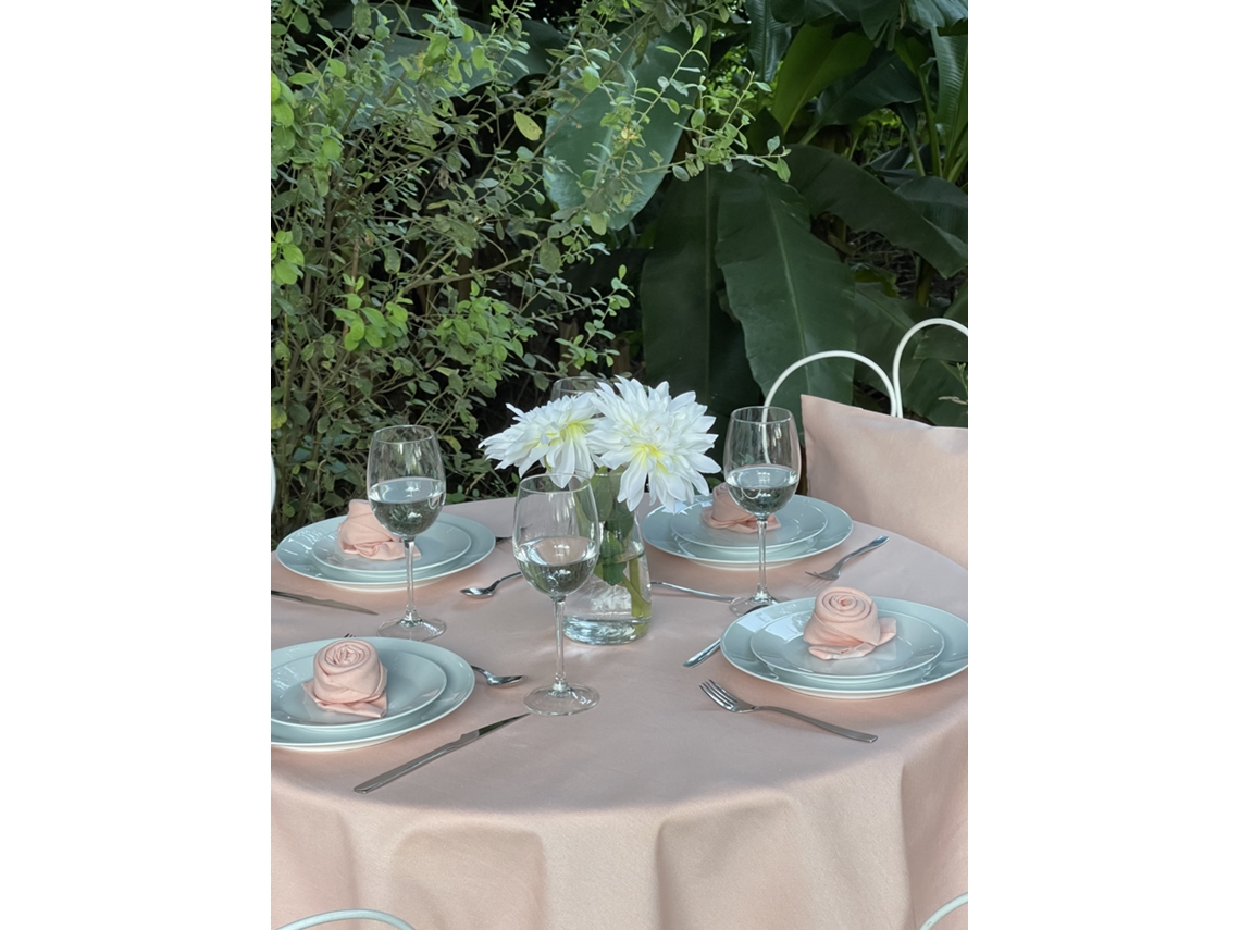 Mantel Redondo ILMH BY I LOVE MY HOME 150cm - Coral Liso