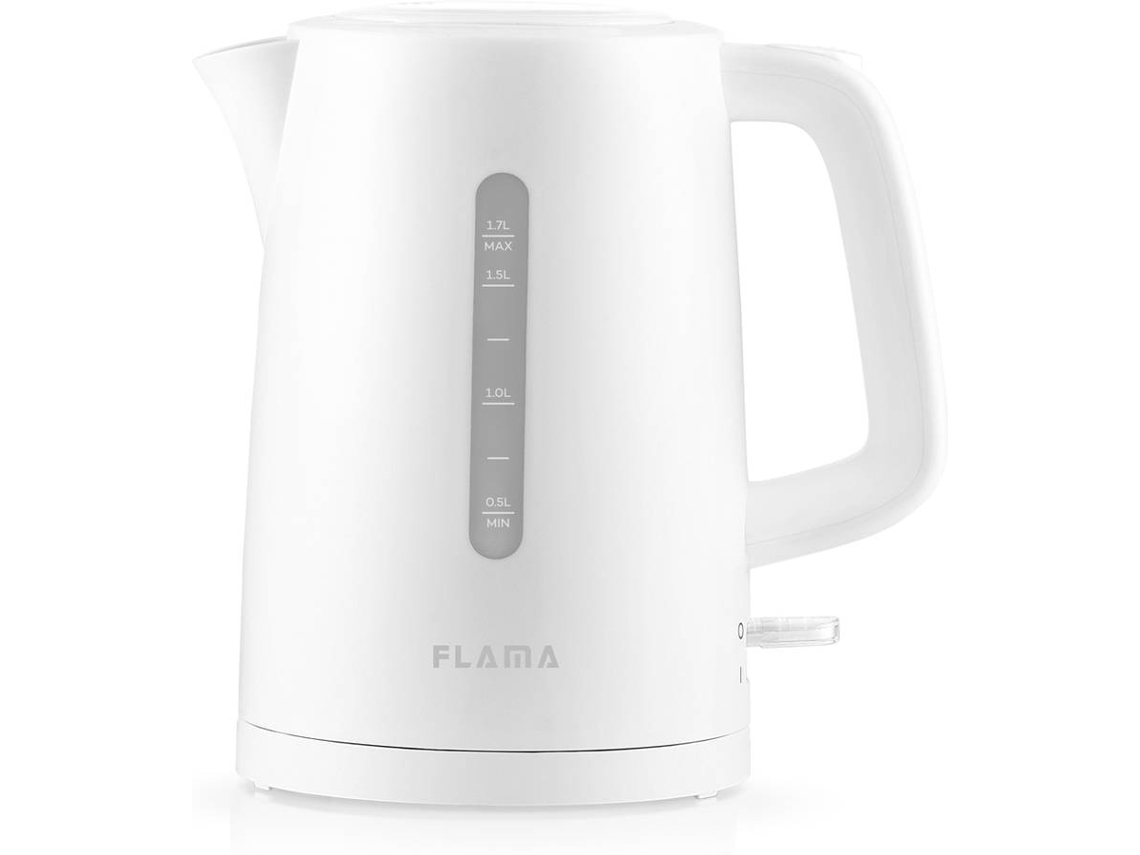 Hervidor Eléctrico FLAMA 728FL (2200 W - 1,7 L - Blanco Mate)