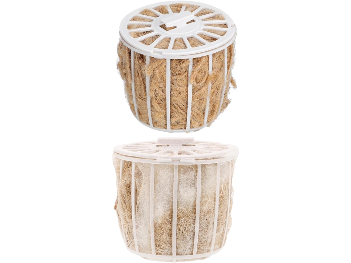 Conjunto De 2 Peças De Material Para Ninho Em Juta E Algodão Bege (várias Cores)