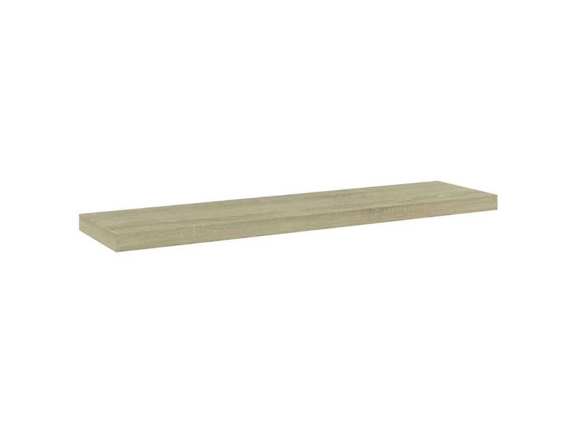 Juego de 4 estantes de roble Sonoma MAISON EXCLUSIVE Derivados de madera 40x10x1,5 cm