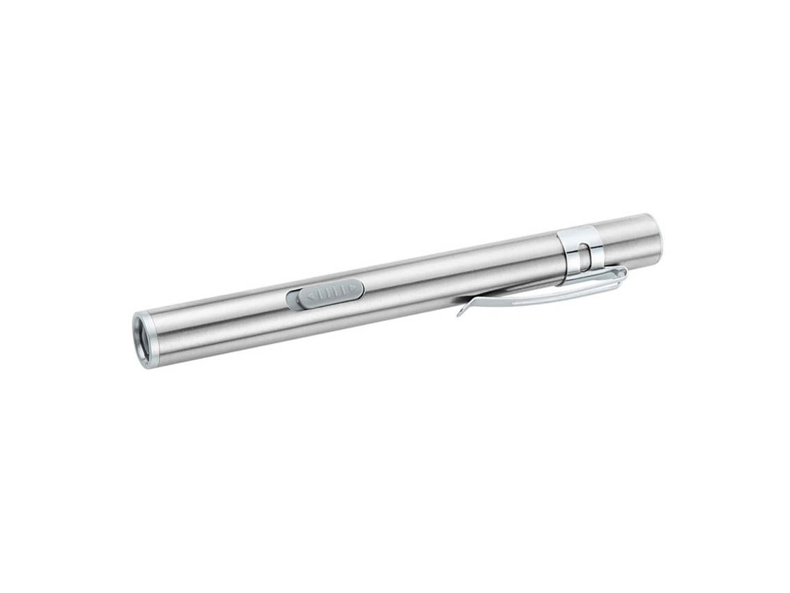 2026-as-linterna Led Recargable Por Usb De Acero Inoxidable Mini Pluma Luz Blanca Para Exterior