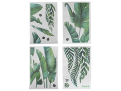 2026-adhesivos De Pared Con Patrón De Plantas Verdes Para Niños, Dormitorio, Sala De Estar, Oficina, Decoración Hogar Diy