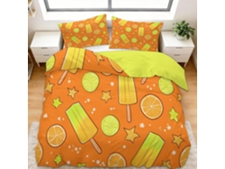 Juego Ropa Cama Estampado Funda Nórdica Adultos Diseño Juego Funda Almohada 200x200 Cm 200 X 65