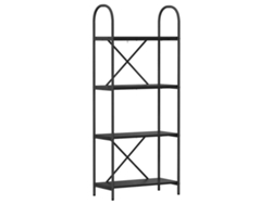 Maison Exclusive - Estante De Libros Roble Negro 60 X 30 X 146 Cm