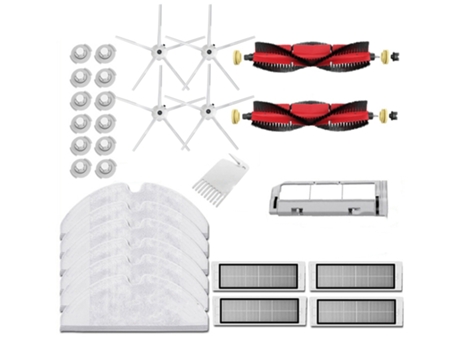 Para Xiaomi Roborock S5 Maxs50 S55 S6 Pure S6Maxvacuum accesorios paño de mopa filtro Hepa cepillo principal cepillo lateral piezas