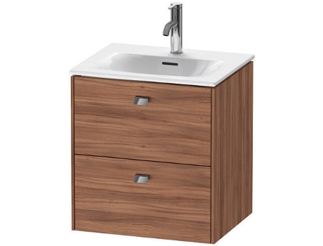 Mueble DURAVIT Brioso bajo lavabo suspendido 52,0 x 41,9 cm con 2 cajones incl. recorte de sifón y delantal para lavabo Viu 234453