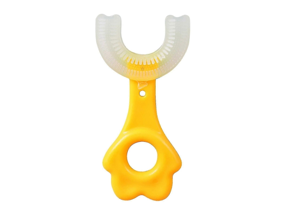 Cepillo de dientes en forma de U de 360 grados, de silicona suave para bebés GOKOCO (1 unidad)