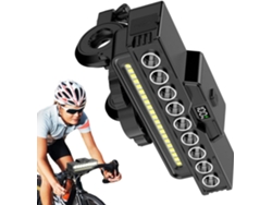 Faro delantero para bicicleta | Resistente al agua y a la intemperie, con bocina de seguridad, accesorio Vayotoy