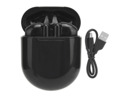 Auriculares Inalámbricos Bluetooth Tws Con Diseño Táctil Inteligente Para Deportes - Negro Brillante