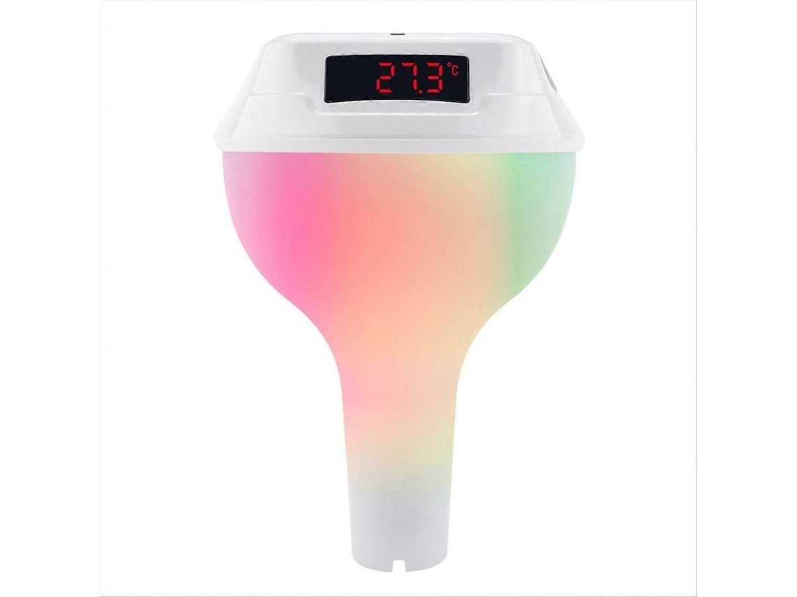 Termómetro flotante para piscina, termómetro solar para piscina, termómetro digital LED para agua de piscina con GOKOCO
