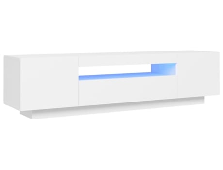 Mueble para la televisión VIDAXL Blanco Madera contrachapada (160x35x40 cm)