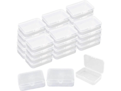 Caja organizadora para exhibir relojes y joyas con 2 niveles y 24 compartimentos, tapa transparente, ideal para hombres y mujeres. Hengjian