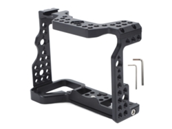 2026yncm-cage De Cámara De Aleación De Aluminio Para A7r3 Y A74 Con Cold Shoe Y Tornillos 1/4 Y 3/8 Pulgadas