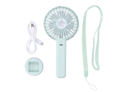 Mini ventilador USB portátil silencioso con base para exteriores