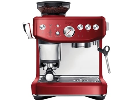 Cafetera espresso 15 bar, el toque barista impresiona, rojo terciopelo SES876RVC4EEU1 - SAGE