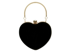 2026-bolsa De Mano De Gamuza Corazón Para Fiesta Prom Bolsa De Hombro Con Cadena Esenciales Para Bodas Y Eventos Especiales